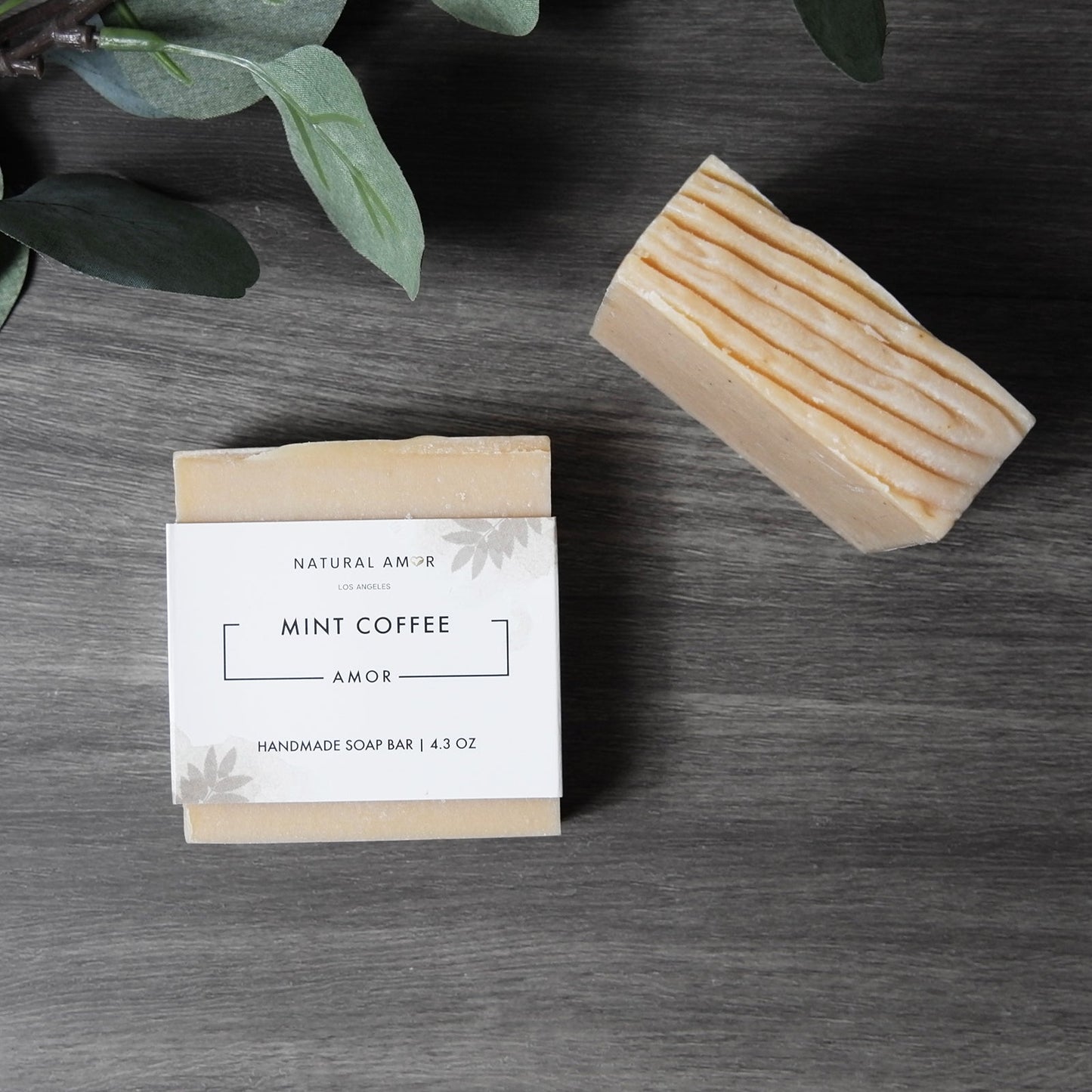 Mint Coffee Soap Bar by NaturalAmor