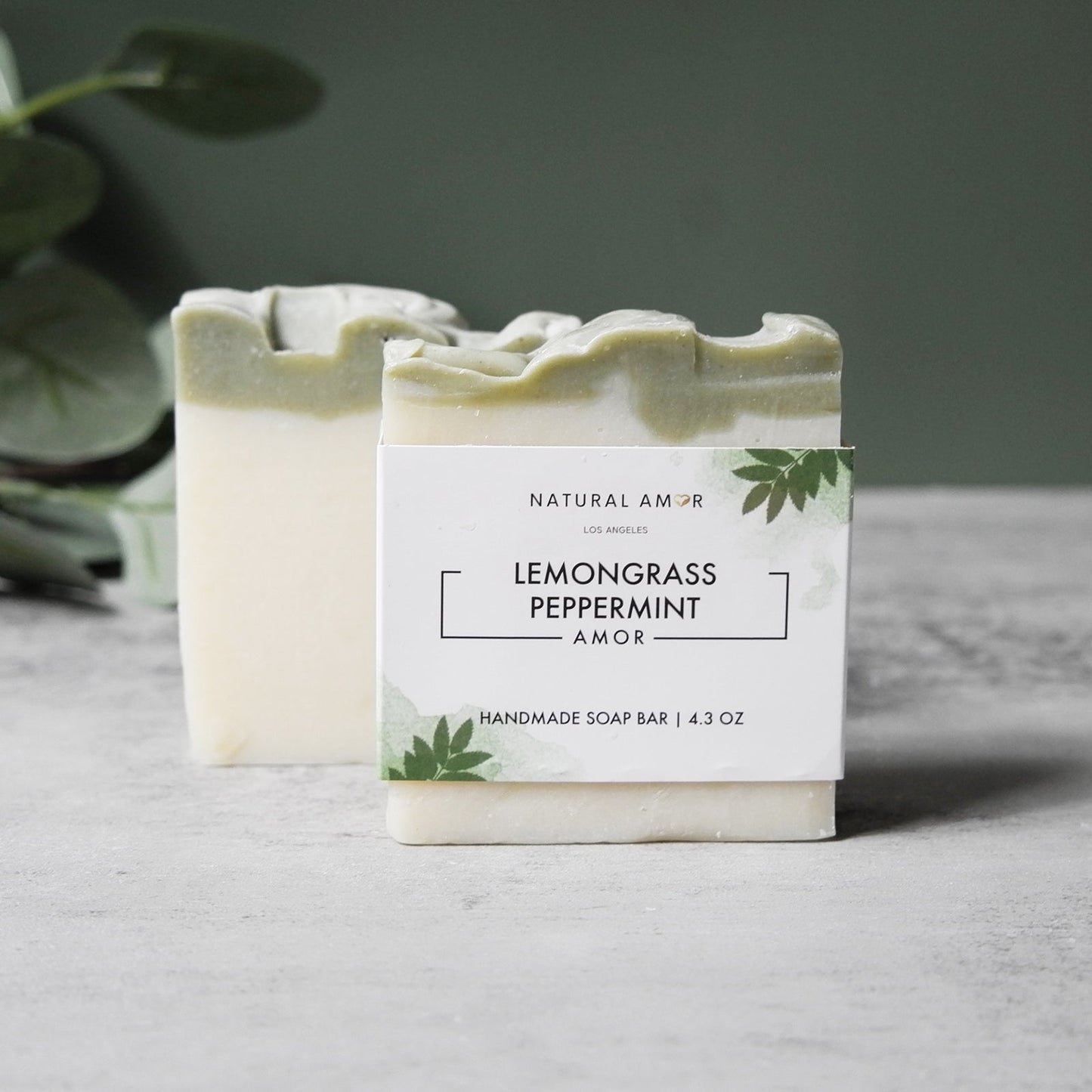 Lemongrass Peppermint Soap Bar by NaturalAmor