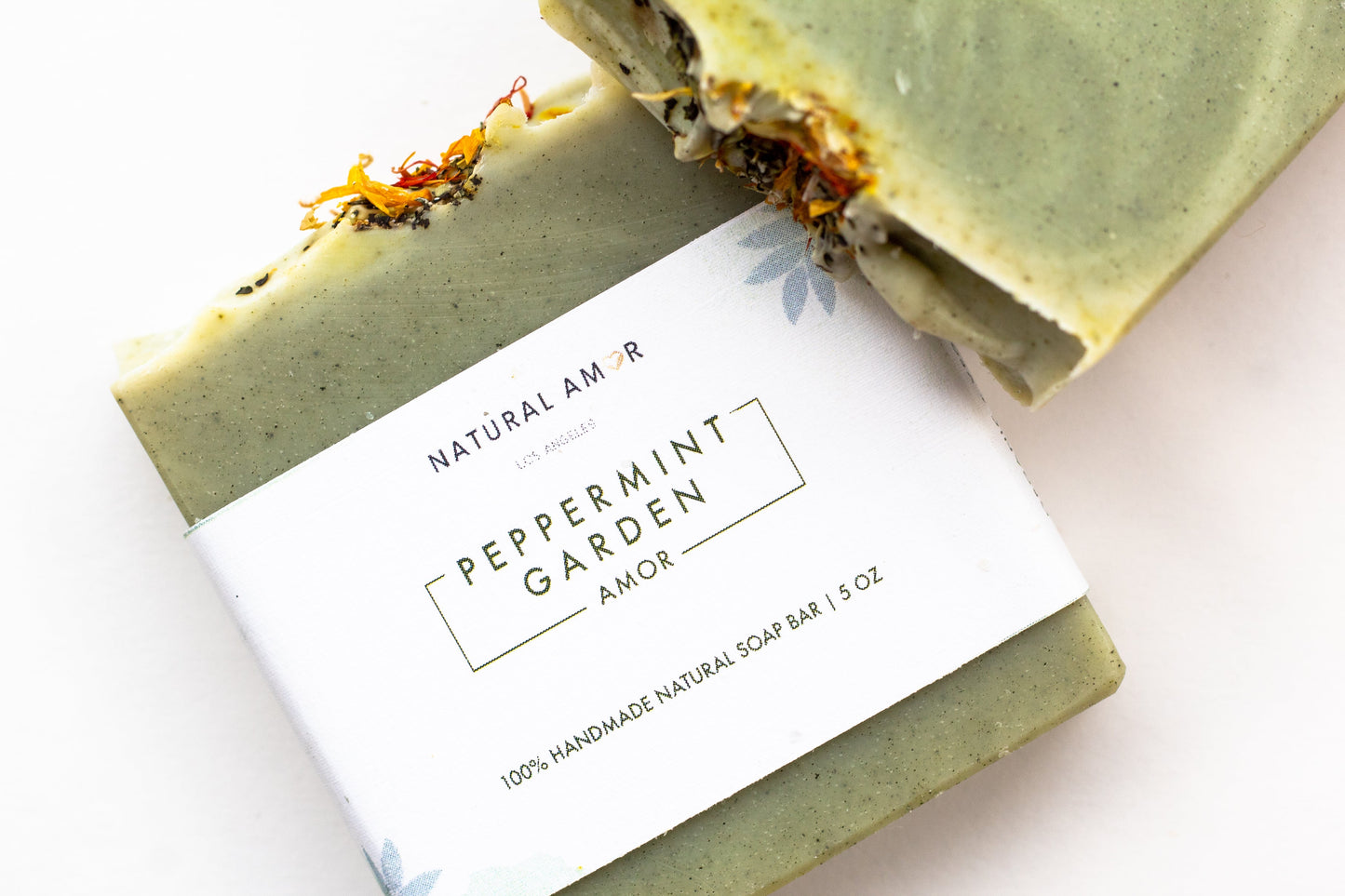 Peppermint Garden Soap Bar by NaturalAmor