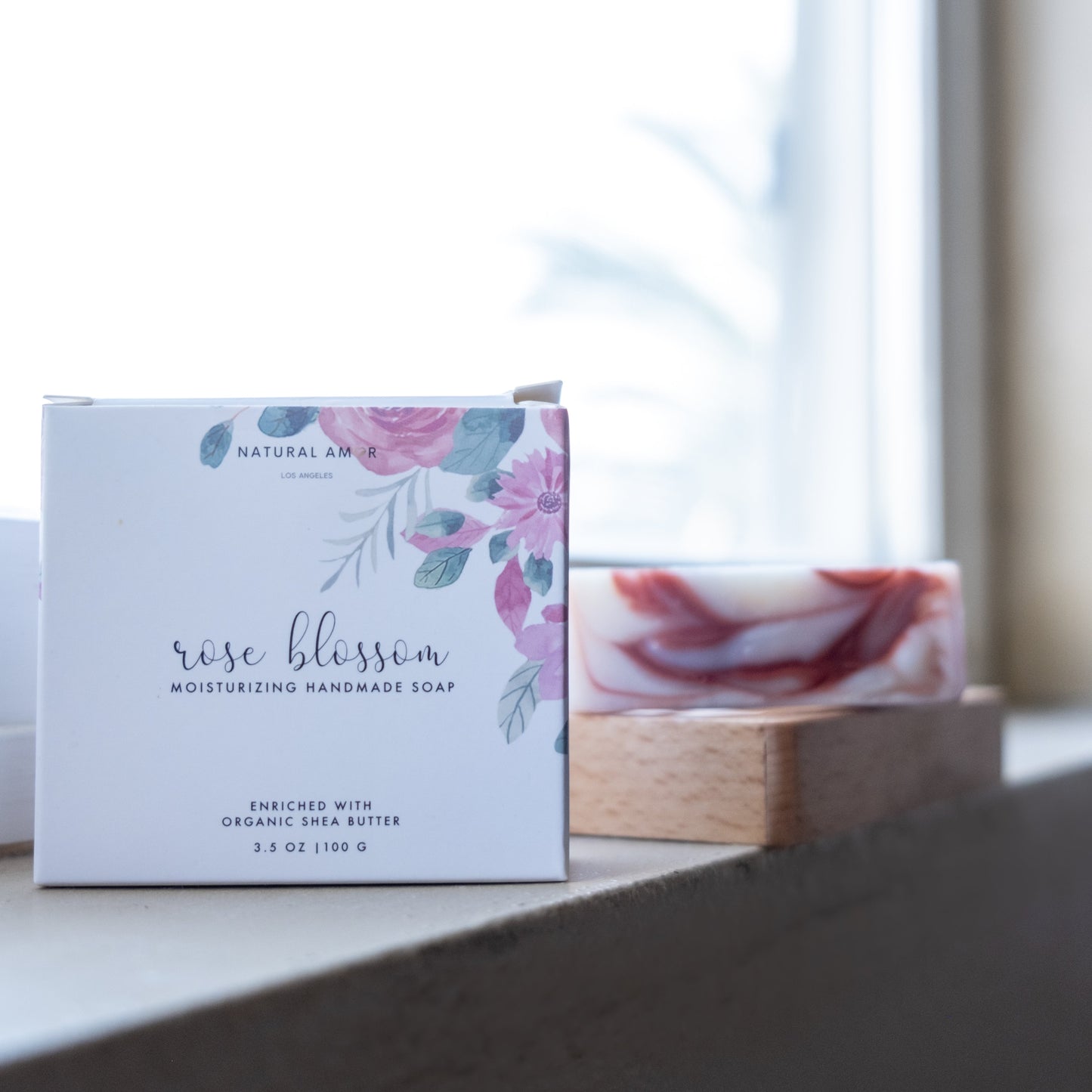 Rose Blossom Soap Bar 3.5oz by NaturalAmor