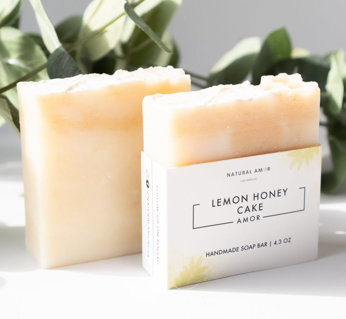 Lemon Honey Cake Soap Bar by NaturalAmor