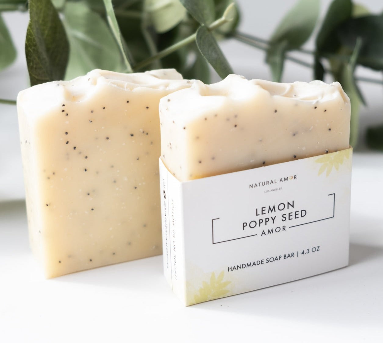 Lemon Poppyseed Soap Bar | Poppyseed Soap Bar | NaturalAmor