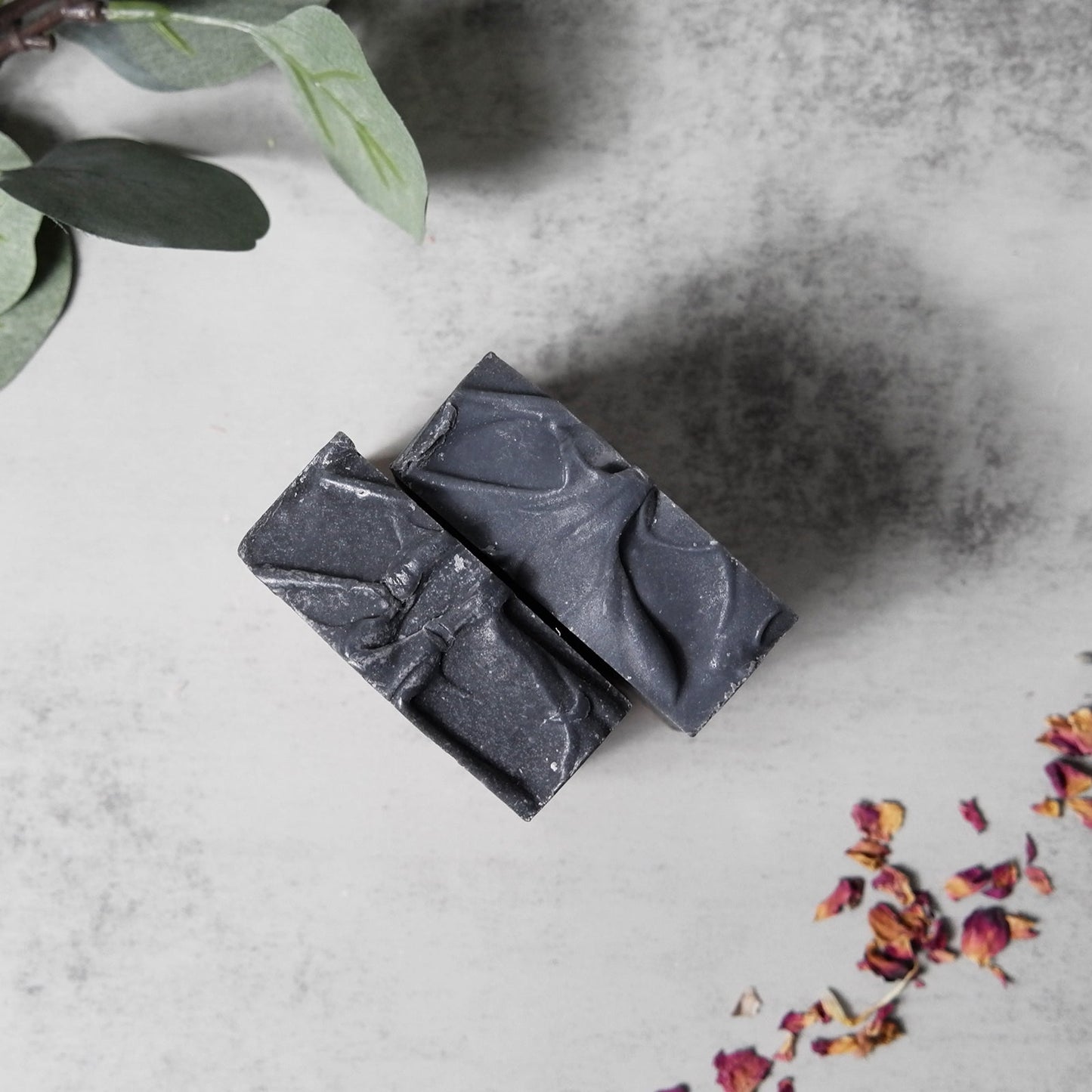 Charcoal Cedar Rose Soap Bar by NaturalAmor