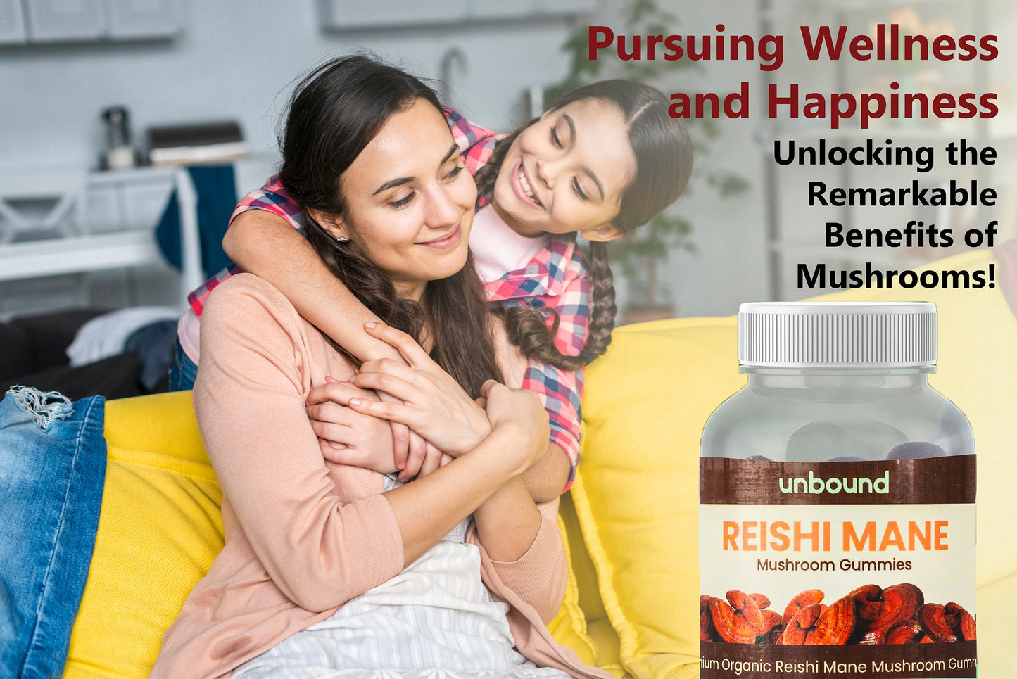 Unbound Reishi Mushroom Gummies for Immune Support, Heart Health, Improve Sleep by Live Unbound