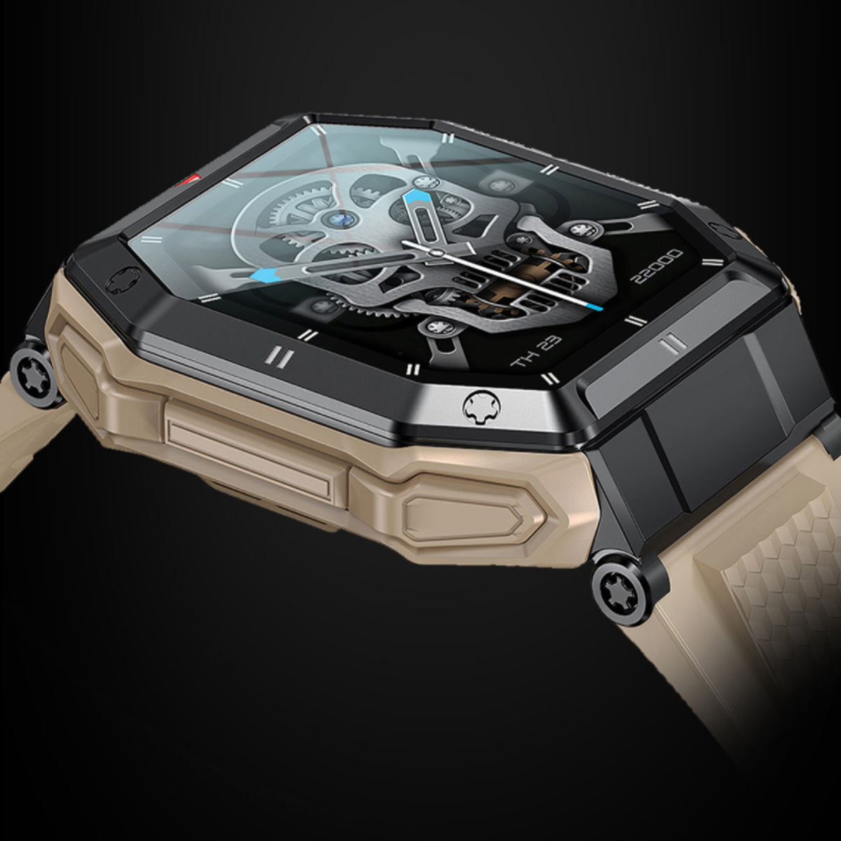 Smartex ST 47mm Rugged Waterproof Smart Watch Vista Shops