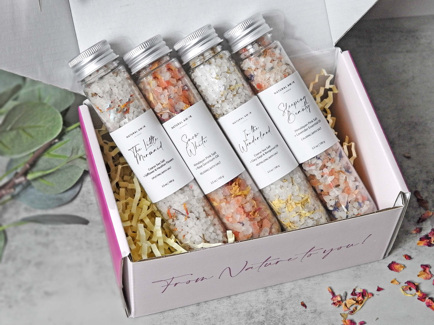 Fairy Tale Tube Bath Salt Gift Set by NaturalAmor