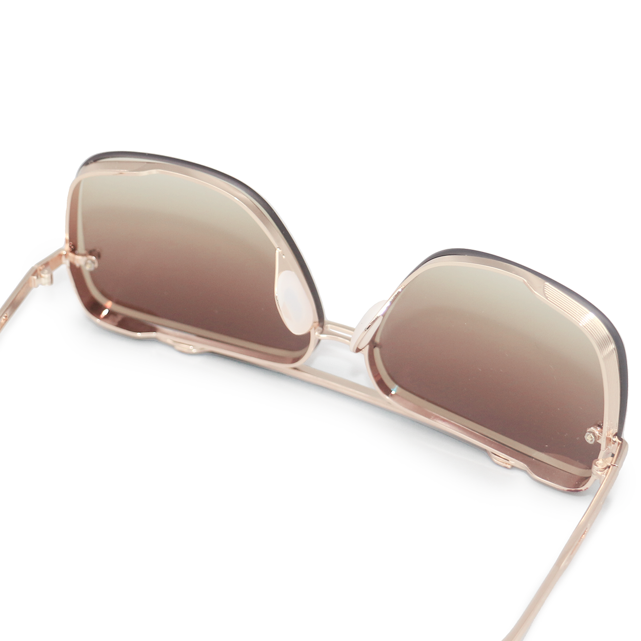Tangle free aviators snag free aviators womens sunglasses - quay sunnies designer rectangle brown gradient