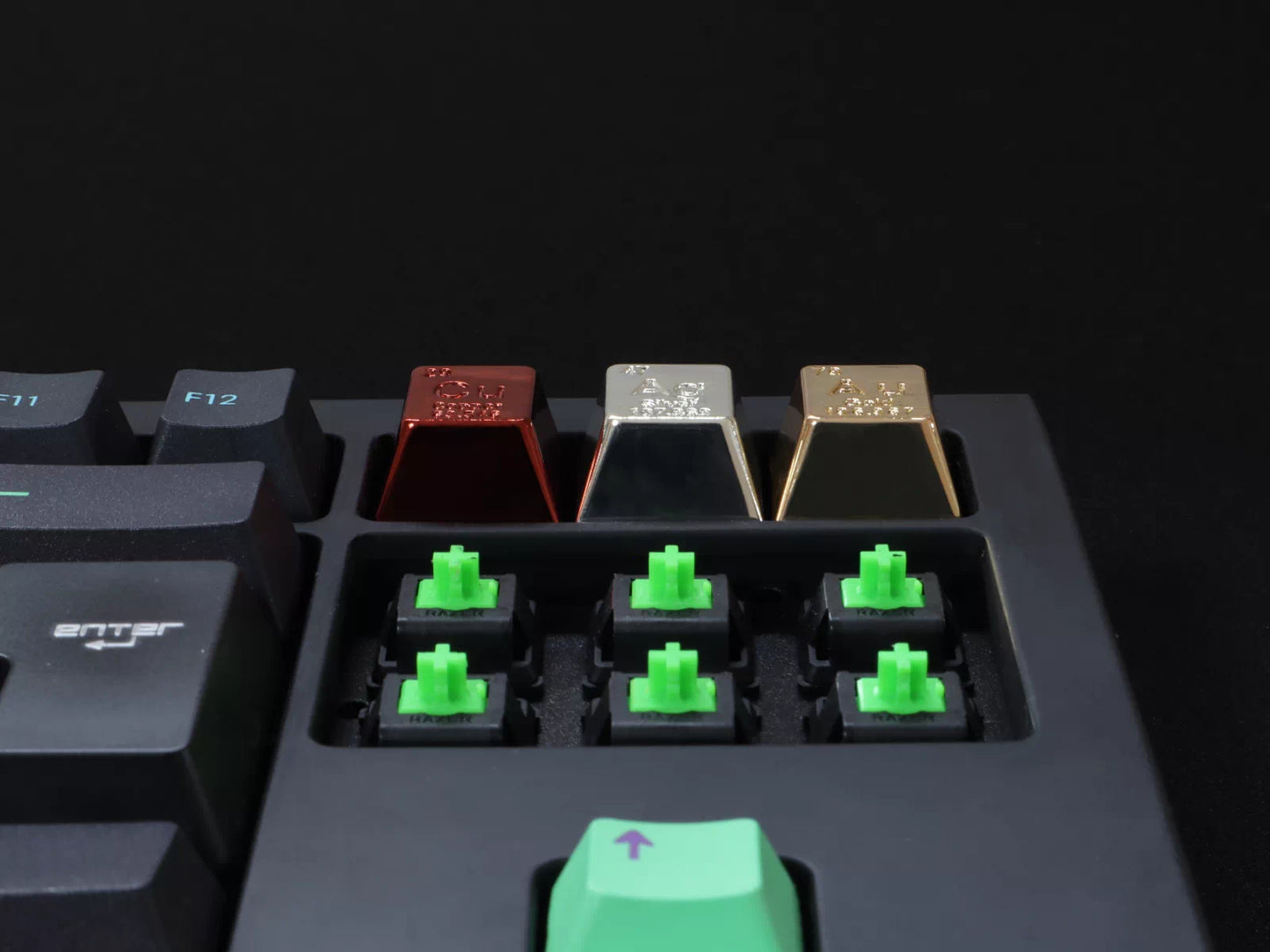 Metal Element Keycaps by Terra Keycaps
