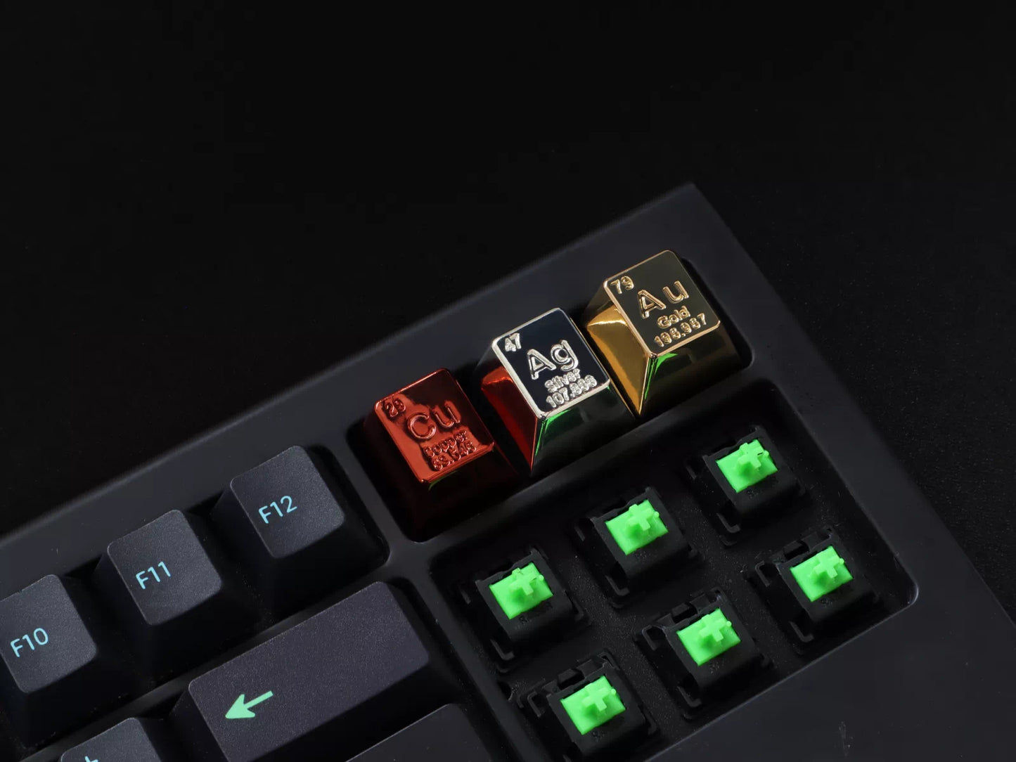 Metal Element Keycaps by Terra Keycaps