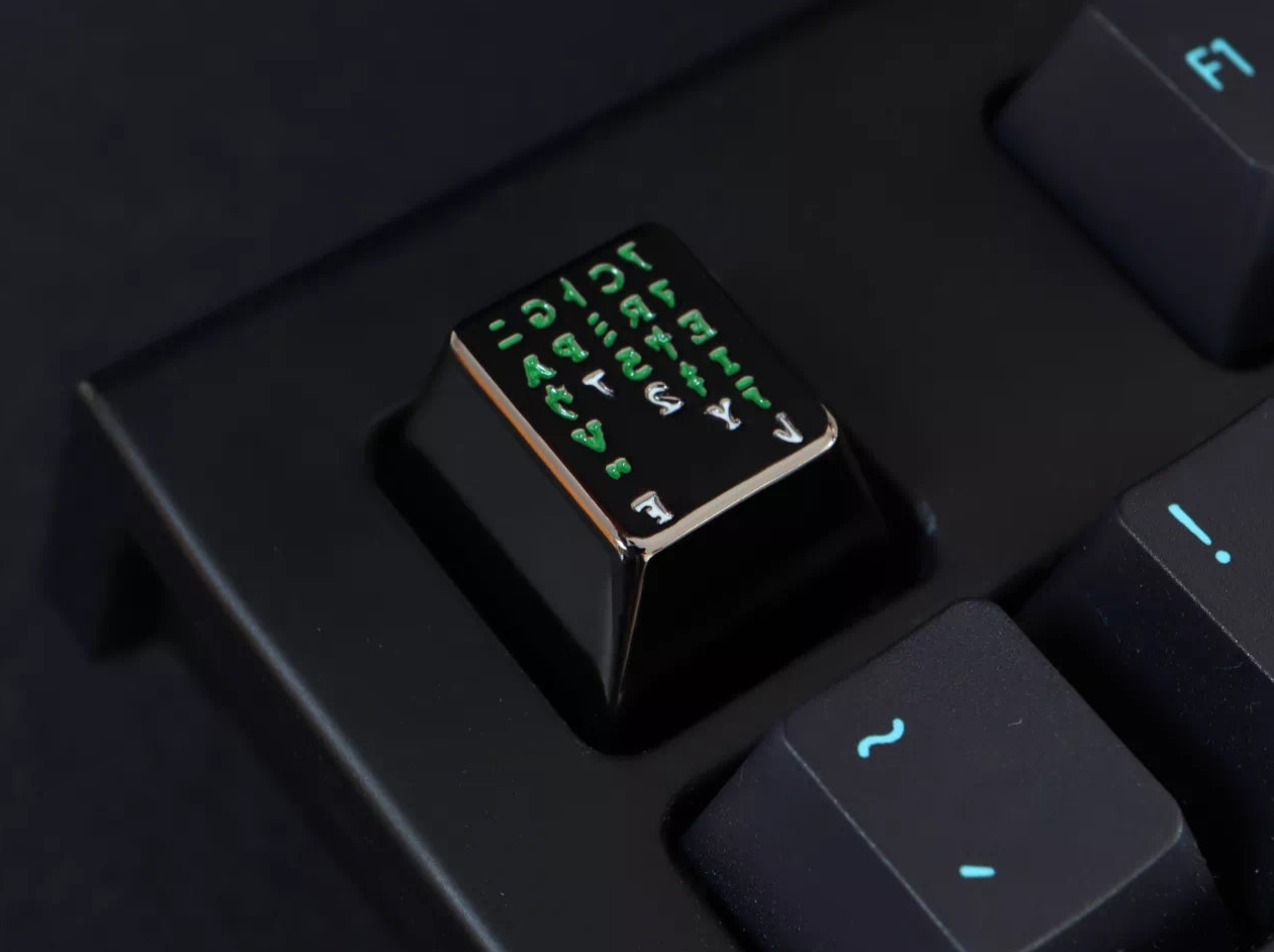 Digital Rain Keycap by Terra Keycaps