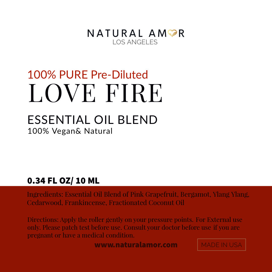 Love Fire Roll On Essential Oil | NaturalAmor