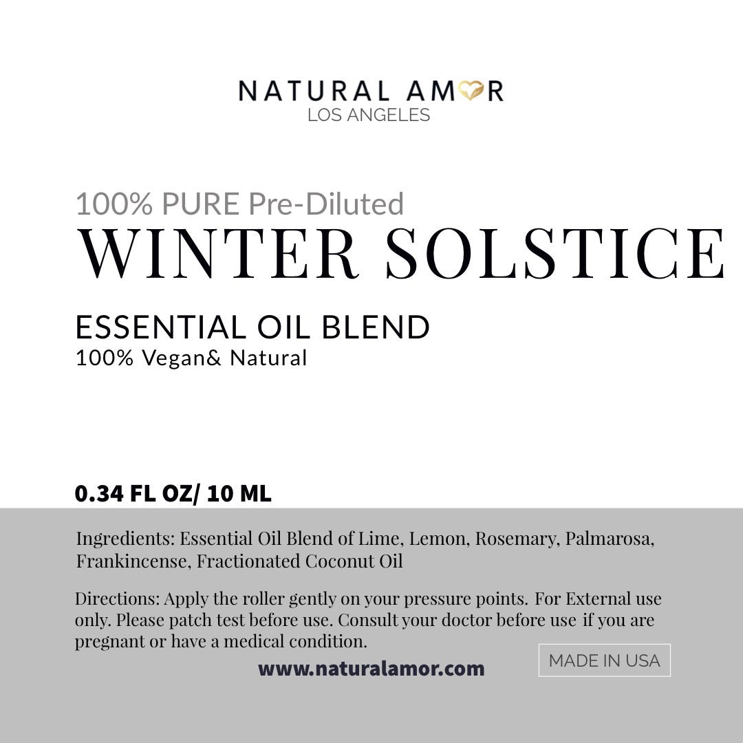 Winter Solstice Roll On Essential Oil Blend by NaturalAmor