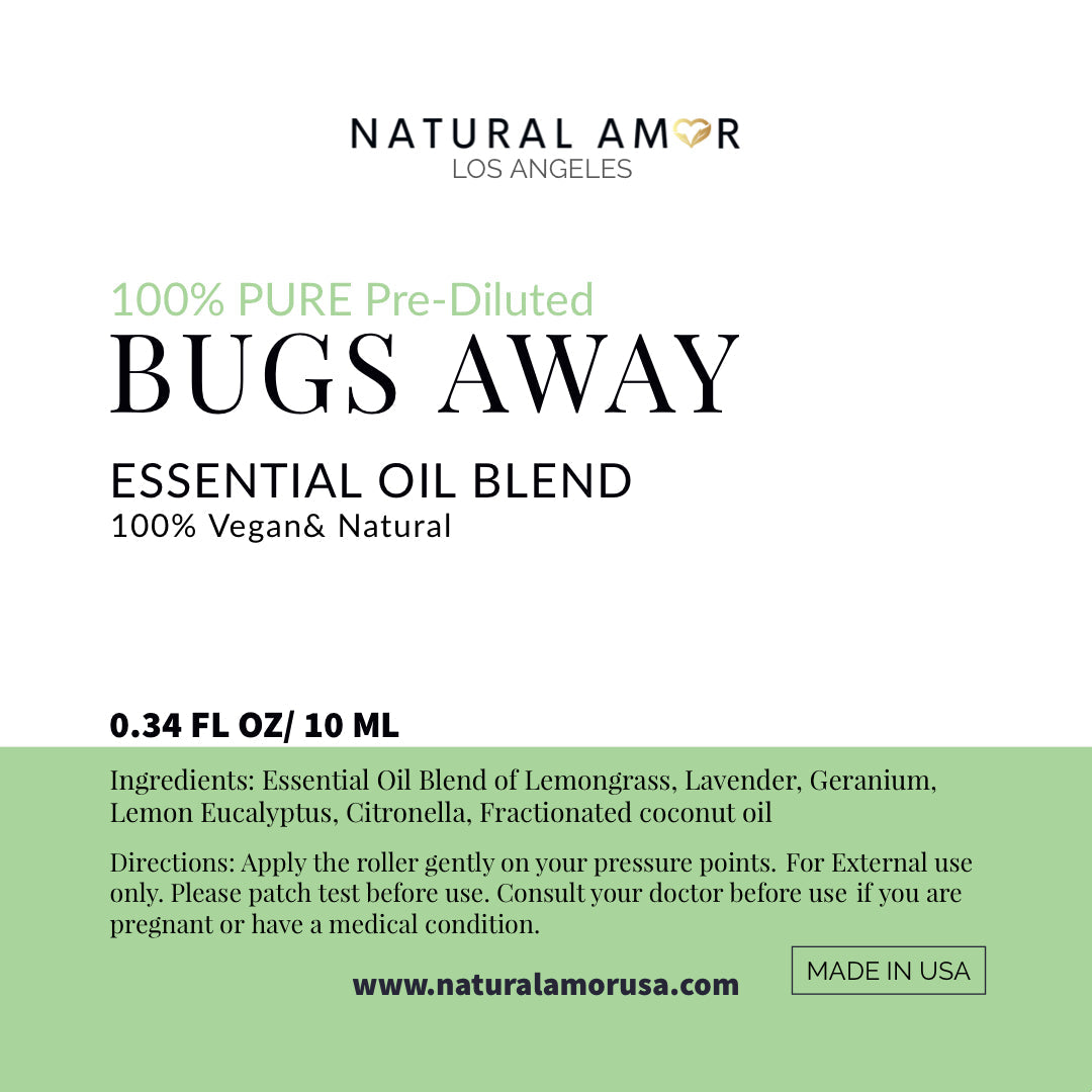 Bugs Away Roll On Essential Oil Blend by NaturalAmor