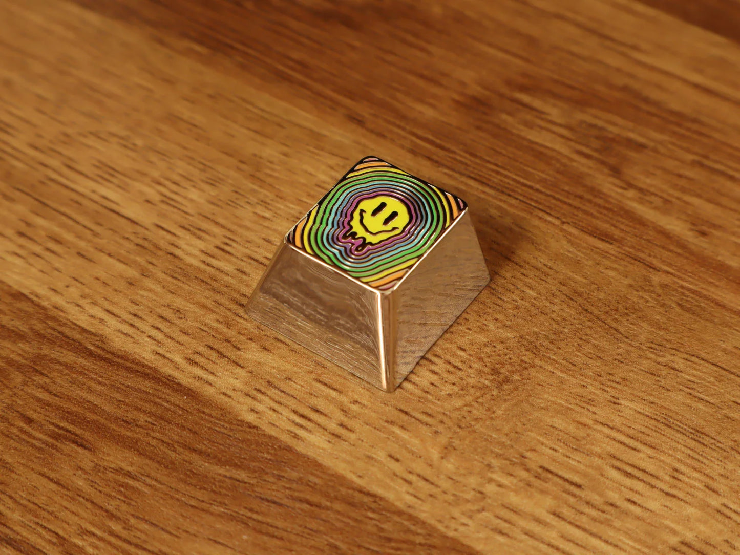 Rainbow Smiley Keycap by Terra Keycaps