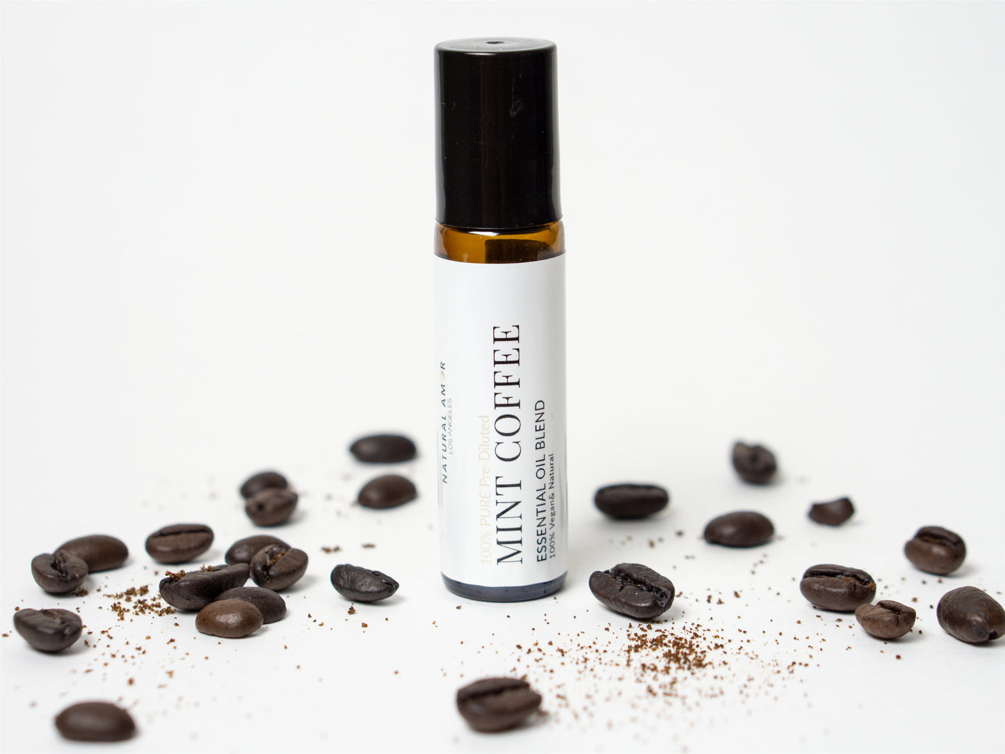 Mint Coffee Roll On Essential Oil Blend by NaturalAmor