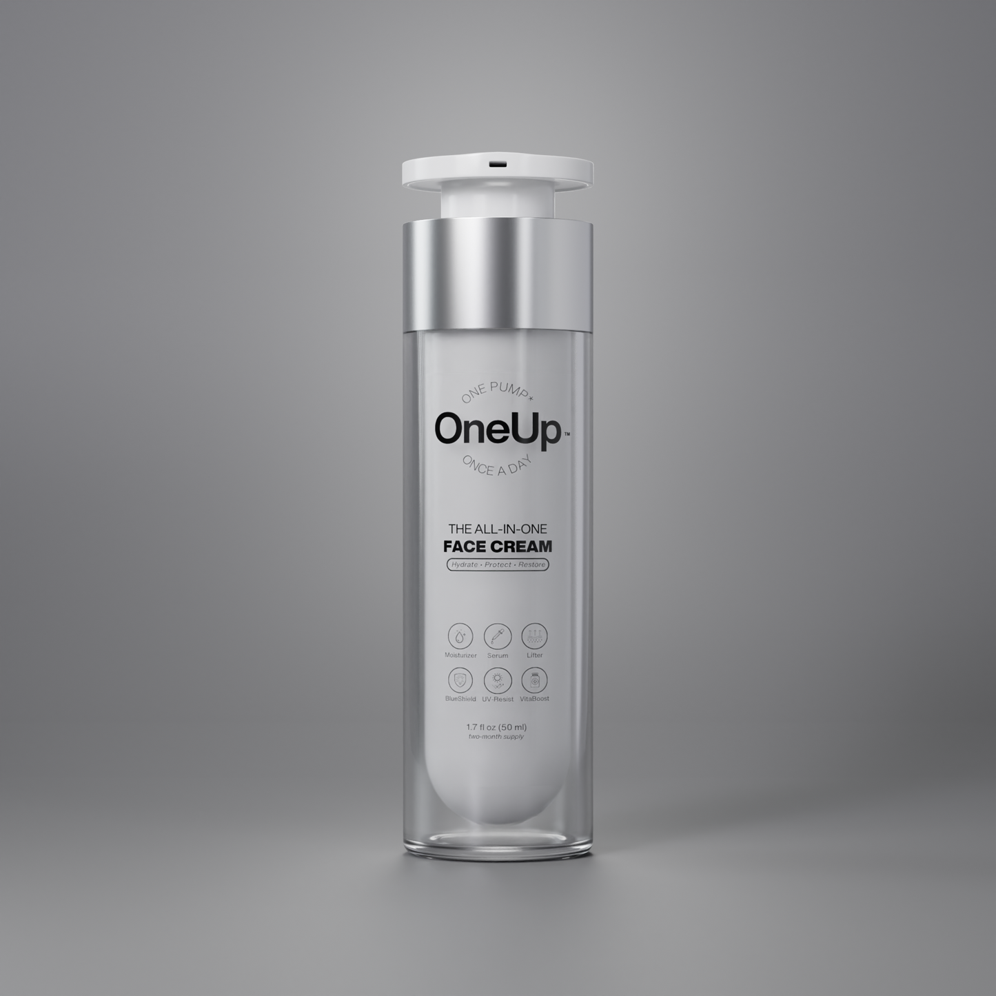 OneUp All-in-One Organic Face Cream: Simplify Your Skincare Routine by One Up