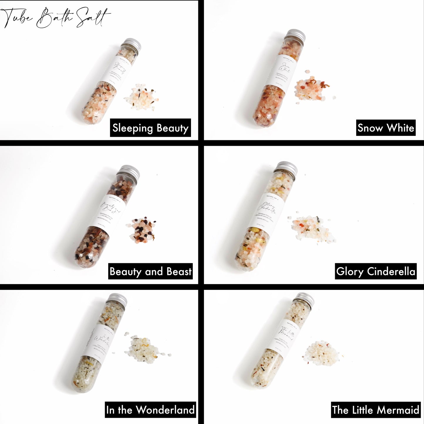 Fairy Tale Tube Bath Salt Gift Set by NaturalAmor