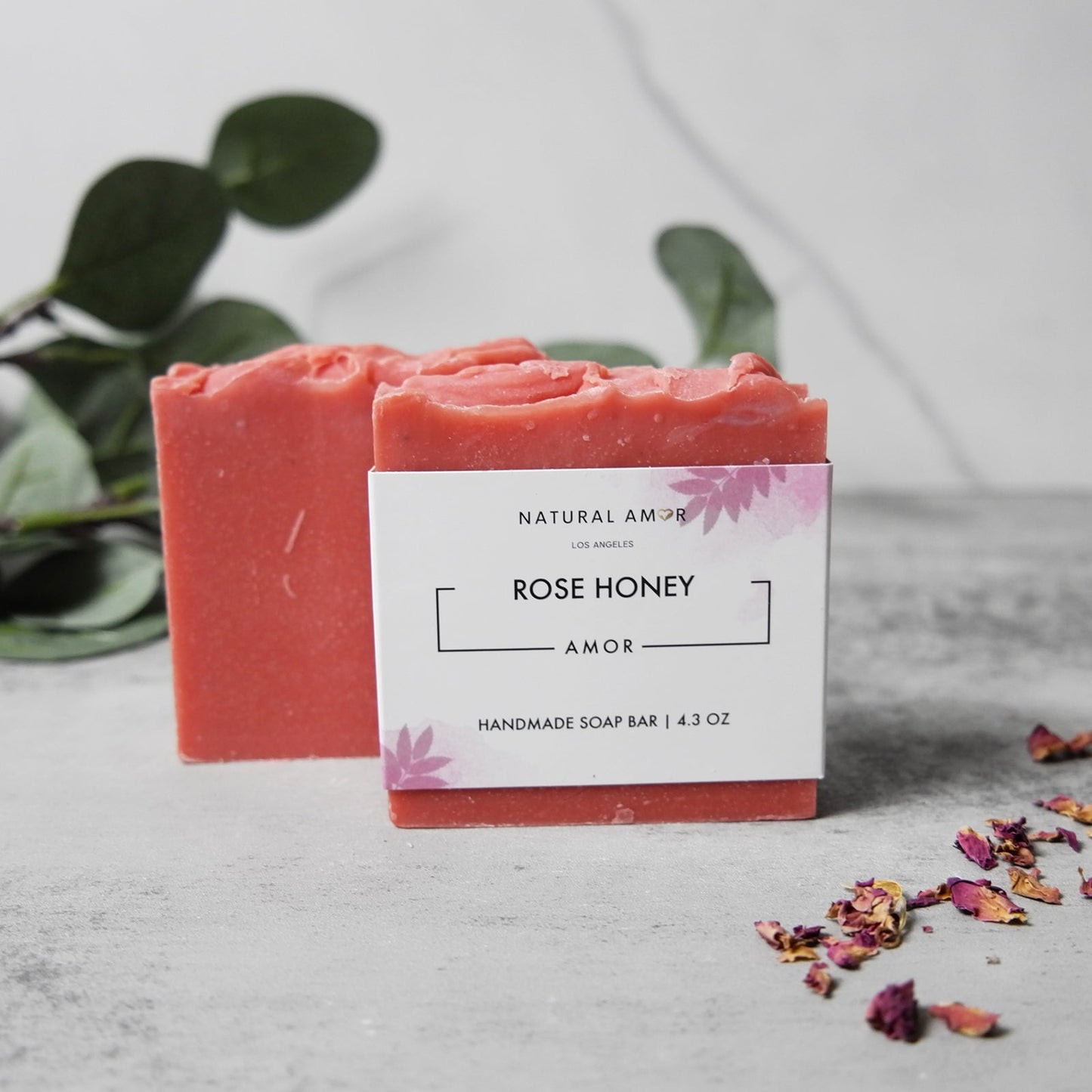 Rose Honey Soap Bar by NaturalAmor