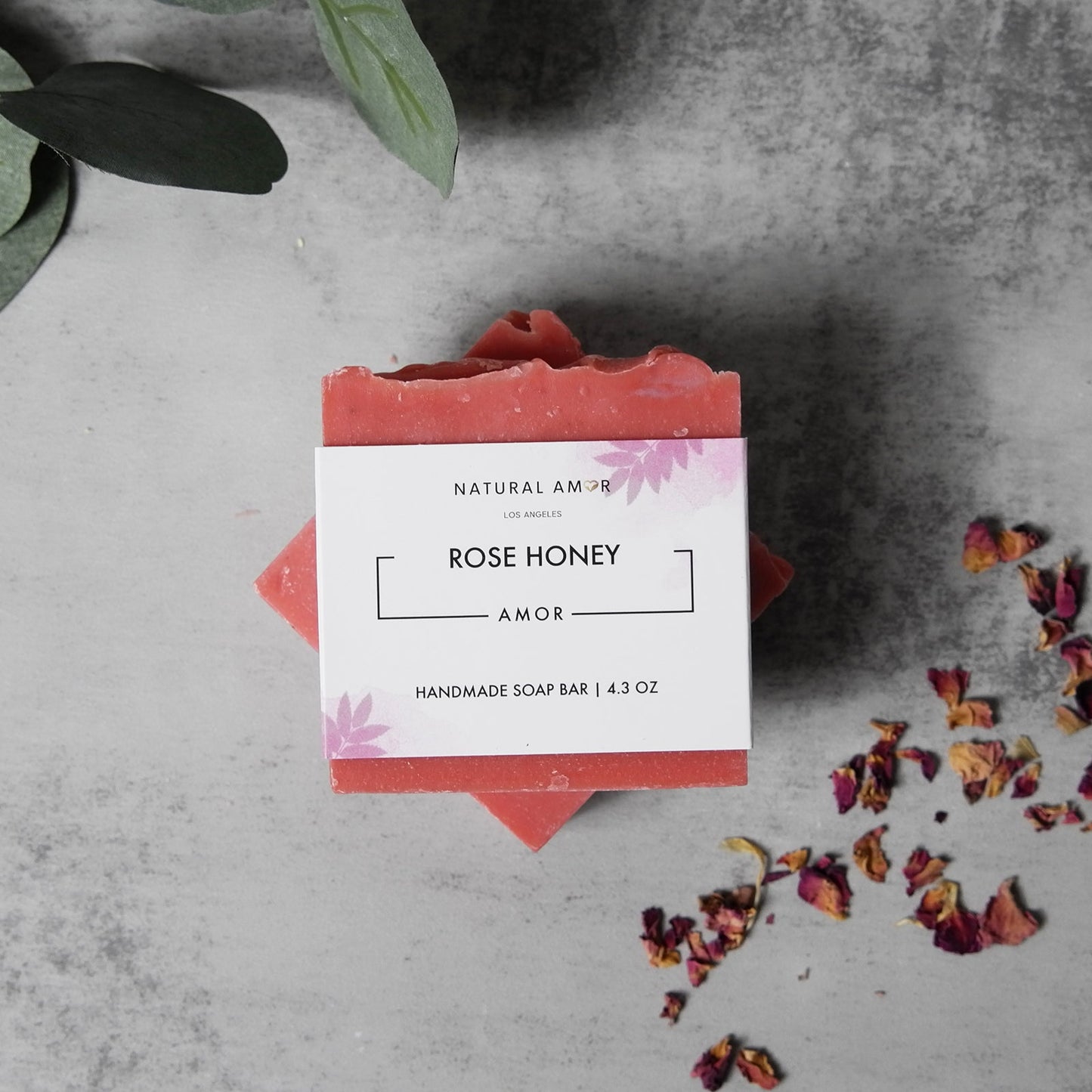 Rose Honey Soap Bar by NaturalAmor