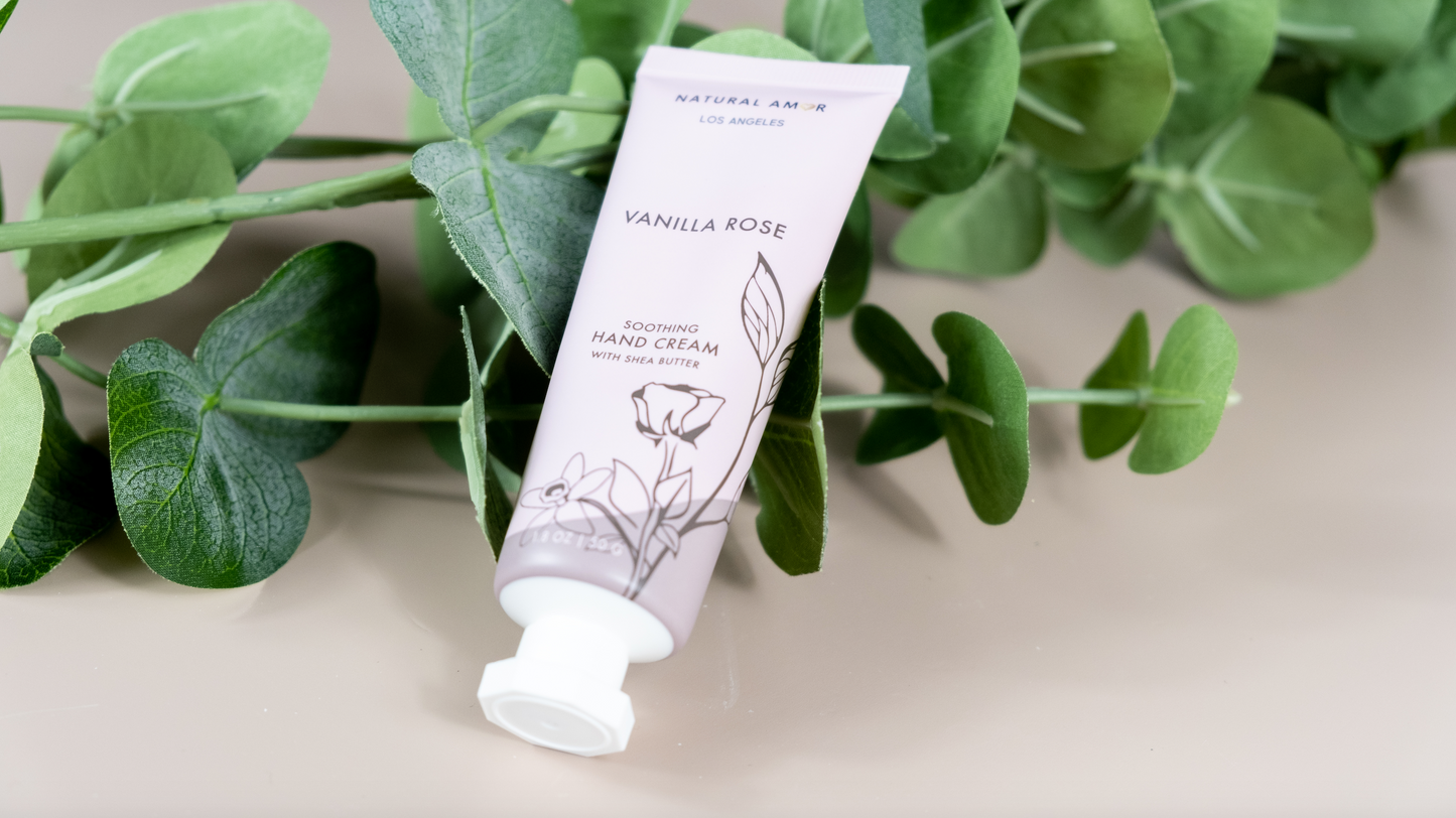 Vanilla Hand Cream | Vanilla Rose Hand Cream | NaturalAmor