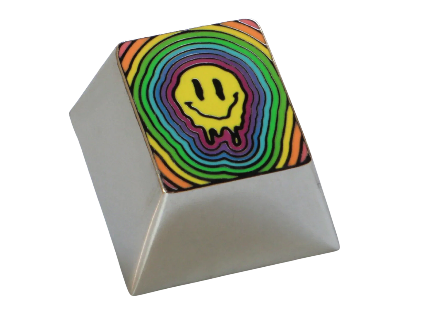 Rainbow Smiley Keycap by Terra Keycaps