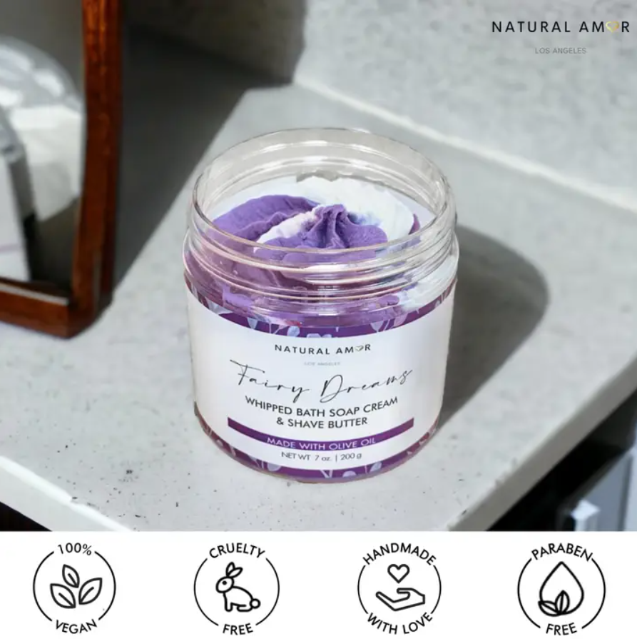 Fairy Dream Whipped Soap & Shaving Cream by NaturalAmor