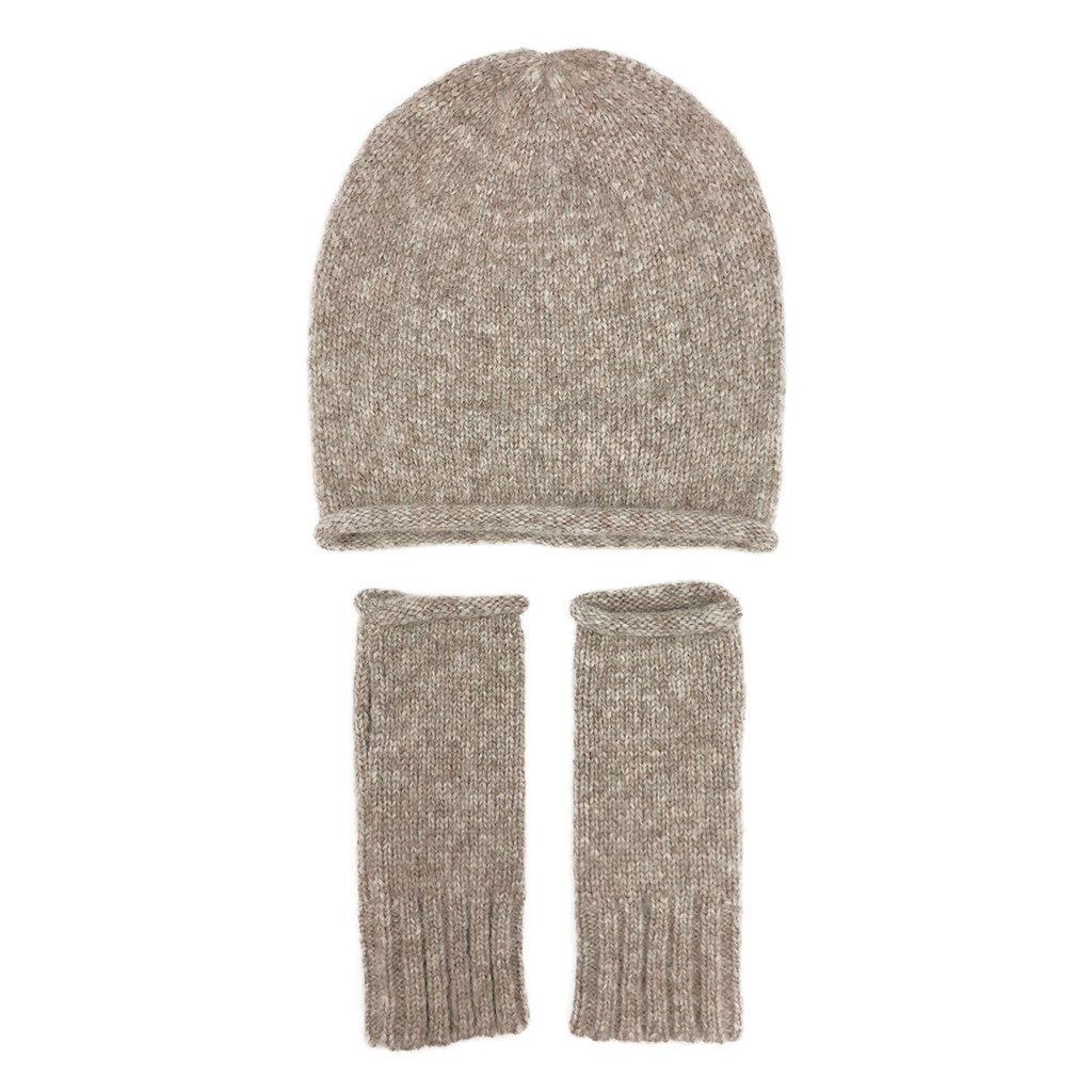 alpaca hat and gloves