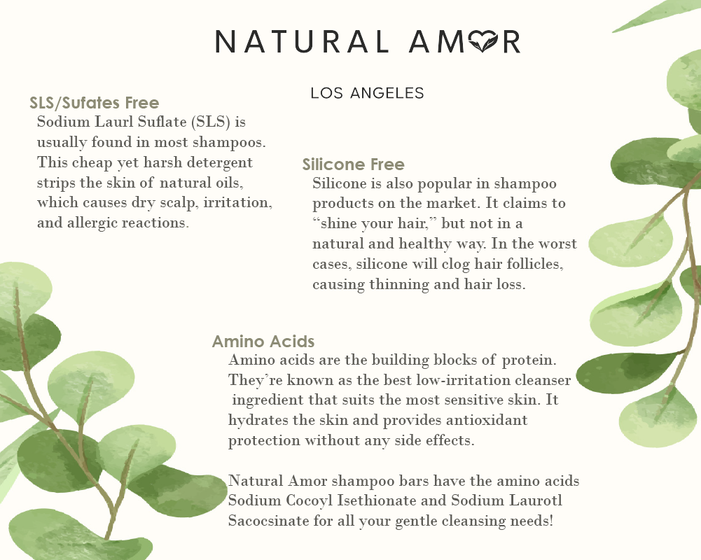 Mint Nettle Leaf Shampoo Bar by NaturalAmor