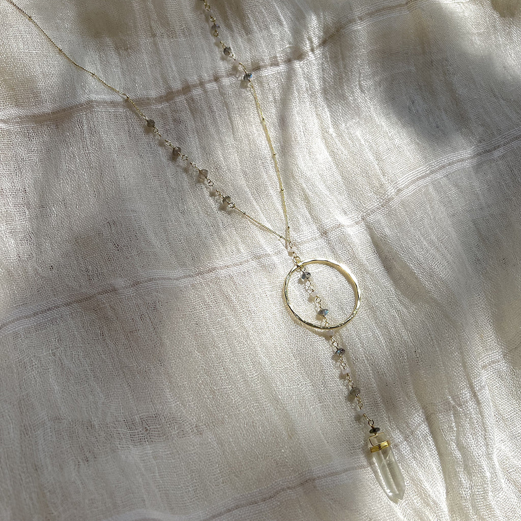 fair trade crystal necklace