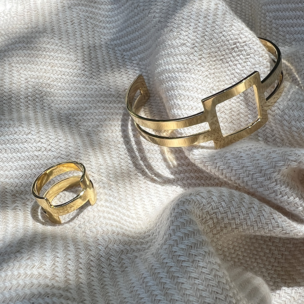 fair trade jewelry slate and salt