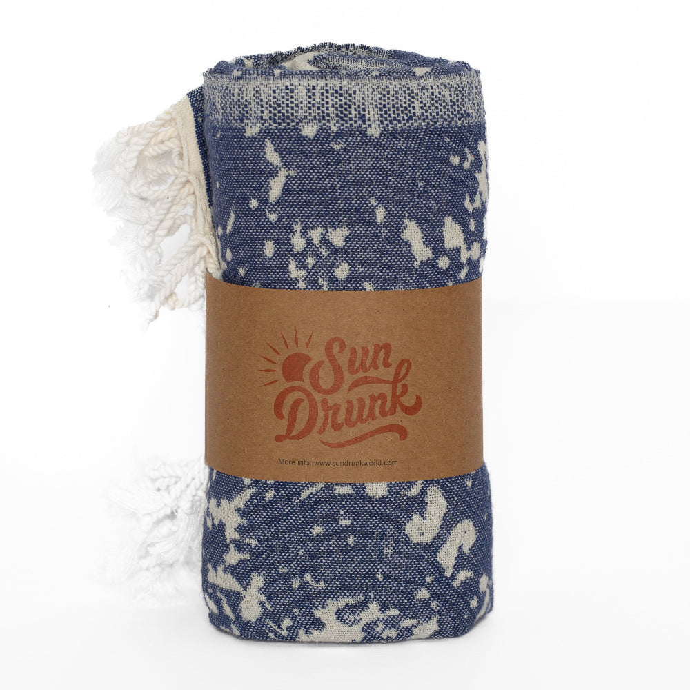 Galapagos Turtle Turkish Towel - Bleue - Sun Drunk