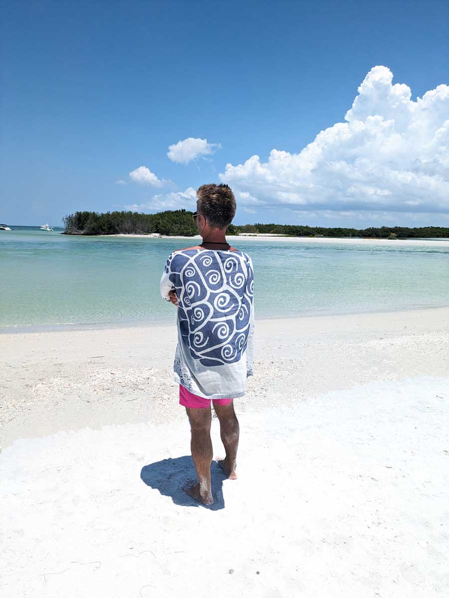 Galapagos Turtle Turkish Towel - Bleue - Sun Drunk