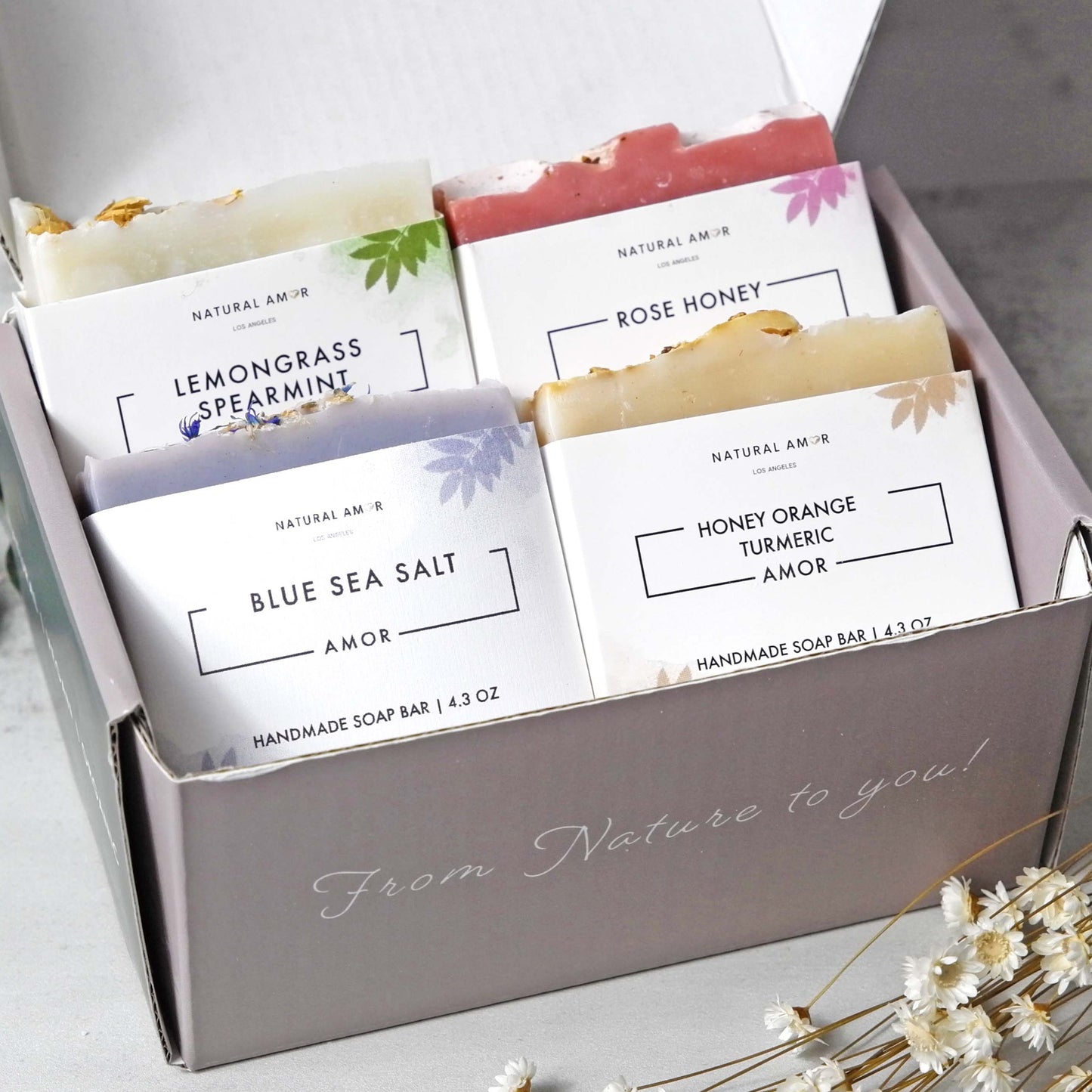 4pk Handmade Soap Gift Box by NaturalAmor