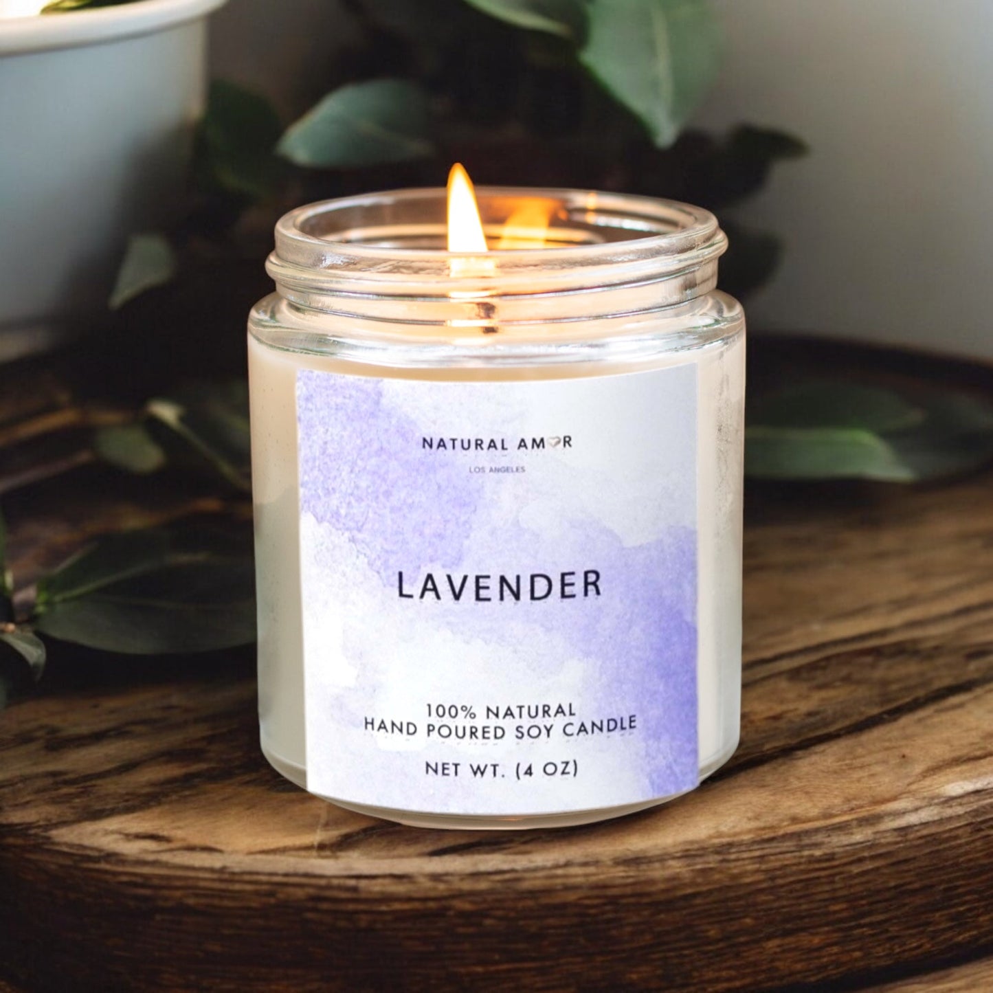 Lavender Natural Soy Candle by NaturalAmor