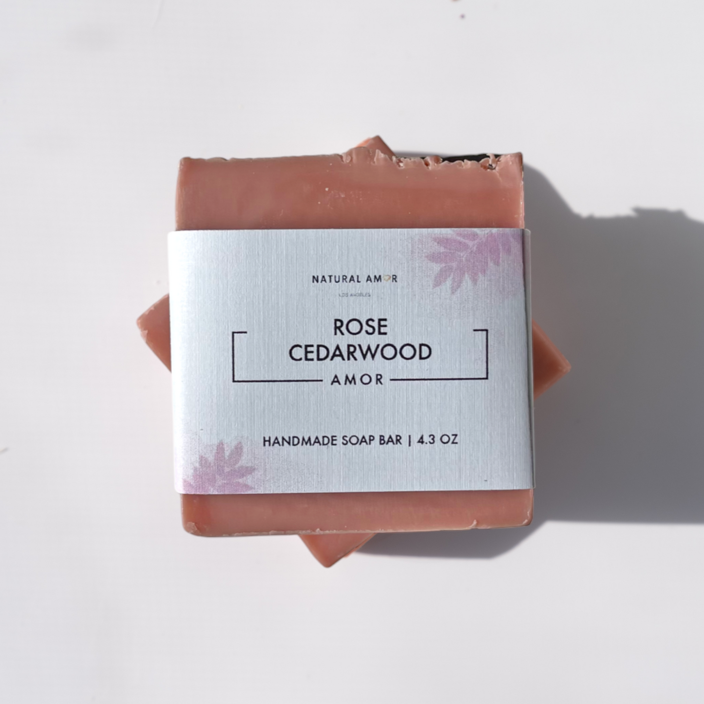 Rose Cedarwood Soap Bar by NaturalAmor