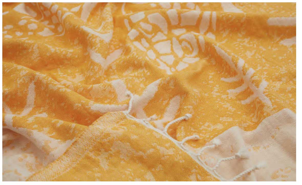 Sea Turtle Turkish Towel - Jaune - Sun Drunk