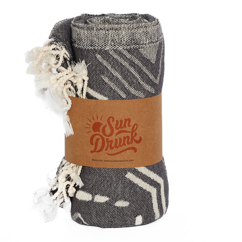 Shark Turkish Towel - Anthracite - Sun Drunk