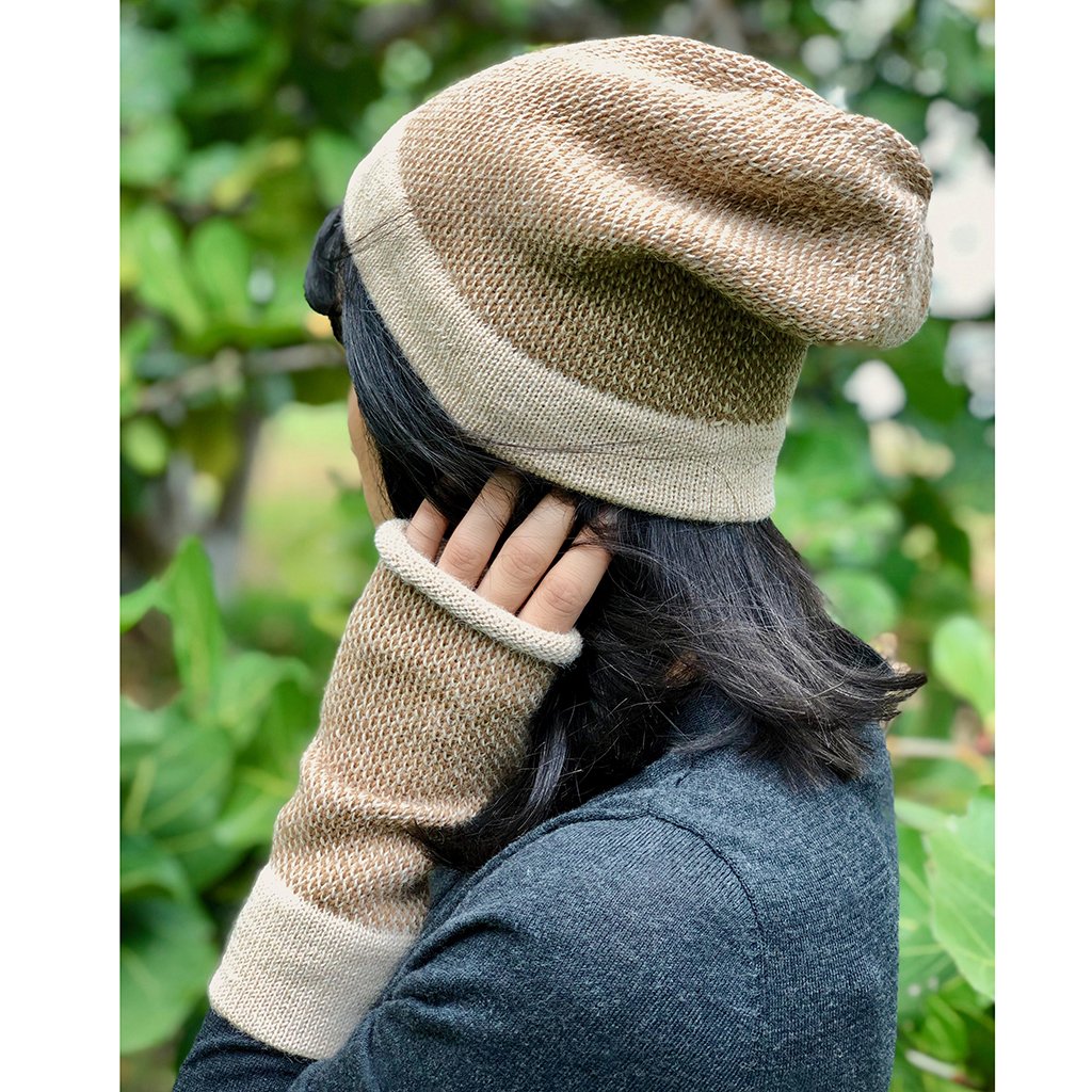 alpaca hat gloves