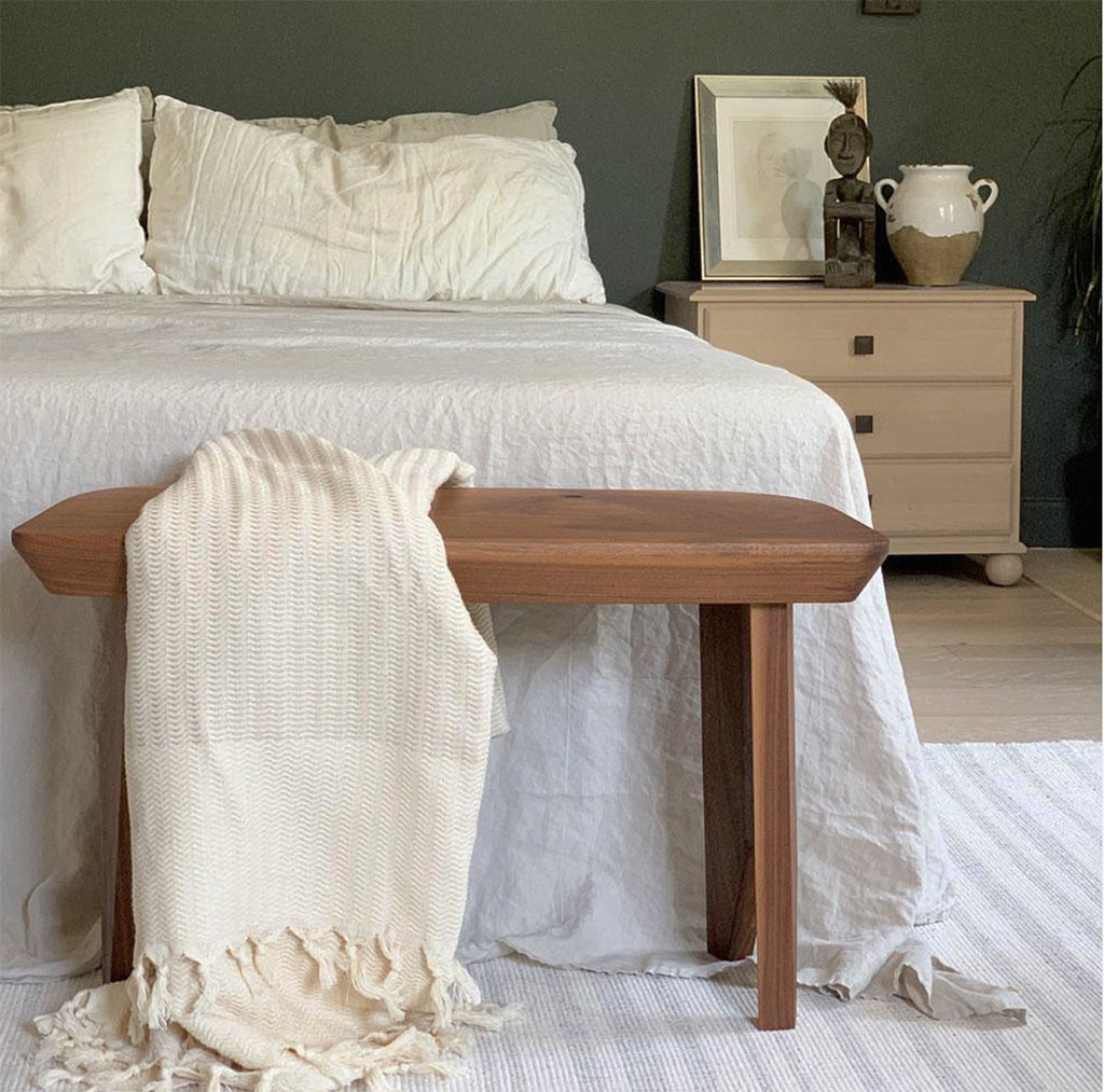 slate and salt throw blanket
