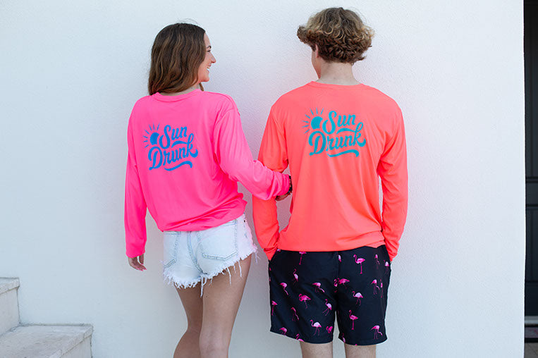 UPF 50+ Sun Shirt - Neon Pink by Sun Drunk