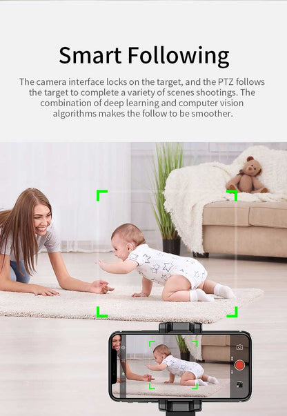 Robo 360 Rotation Smart AI Gimbal Live Video Record And Object Motion Tracking Vista Shops