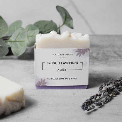 French Lavender Soap Bar by NaturalAmor