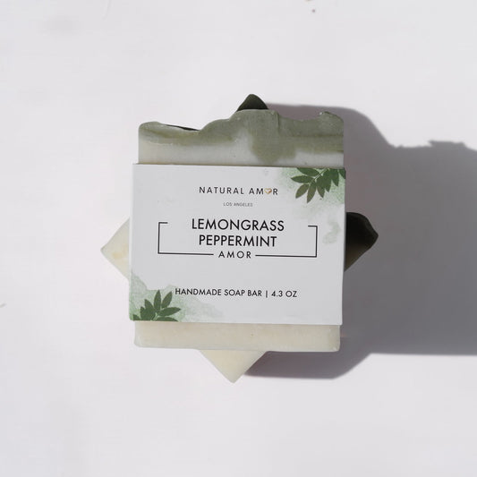 Lemongrass Peppermint Soap Bar by NaturalAmor