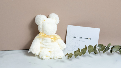 Small White Bear Towel by NaturalAmor