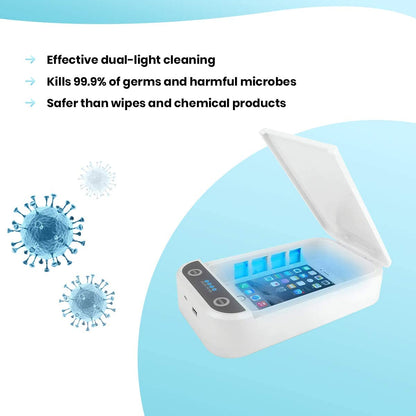 SaniCharge 3 in 1 Sanitize And Charge Your Cellphone Also Enjoy Aromatherapy Vista Shops