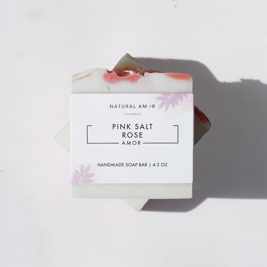 Pink Salt Rose Soap Bar by NaturalAmor