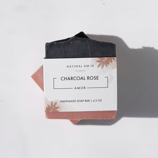 Charcoal Cedar Rose Soap Bar by NaturalAmor