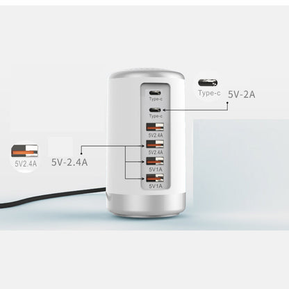 Tower USB With 6 High Speed Charging Ports Vista Shops