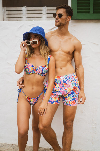Millie Bikini Top / Jungle Bloom by East x East