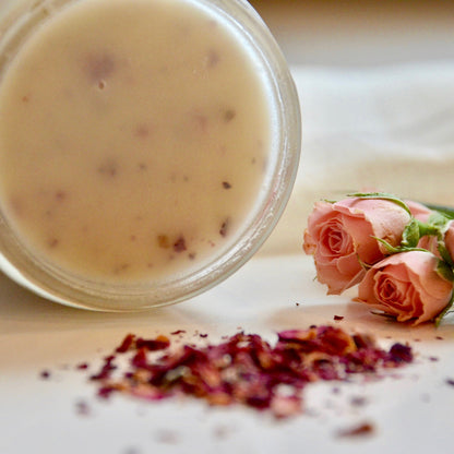 Image of what inside of Moringa Rose Body Polish looks like